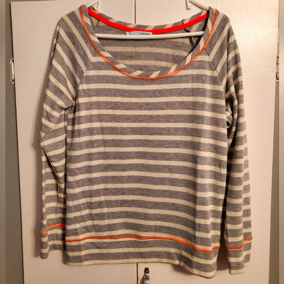 Maurices Striped Oversized Sweatshirt - Picture 1 of 5